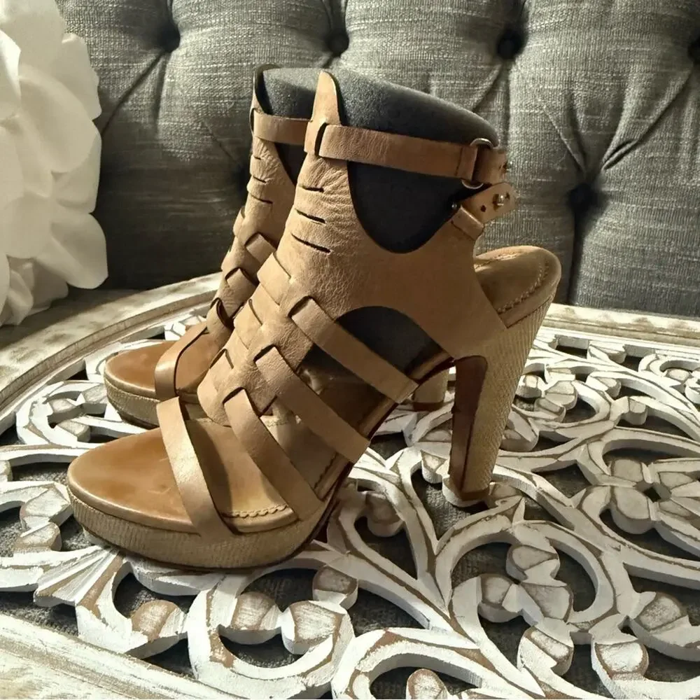 Rag & Bone Leather Heels Sandals Shoes Women’s 8.5 39